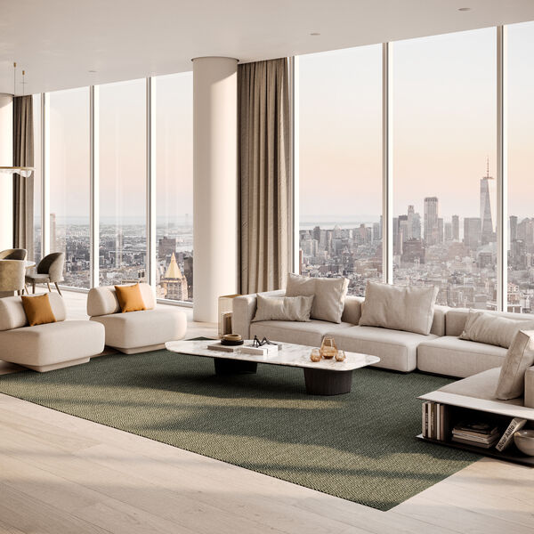 Goose Eye Icon XL gulvtæppe, timber green 735, Kasthall