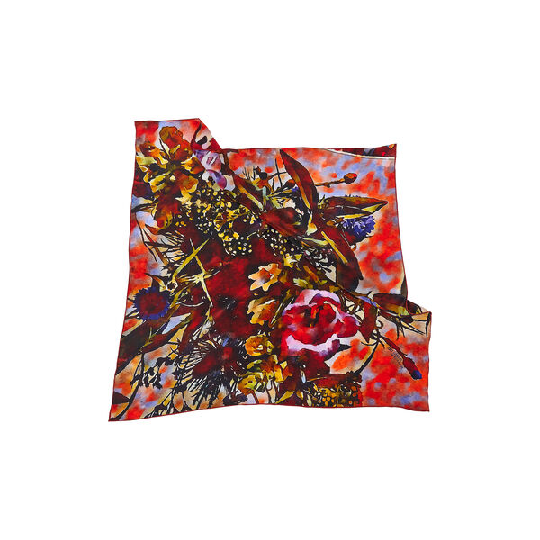 FALL BOUQUET tørklæde, wine, Bella Ballou