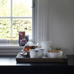 Hvid Halvblonde krus 37 cl, 2 stk, Royal Copenhagen