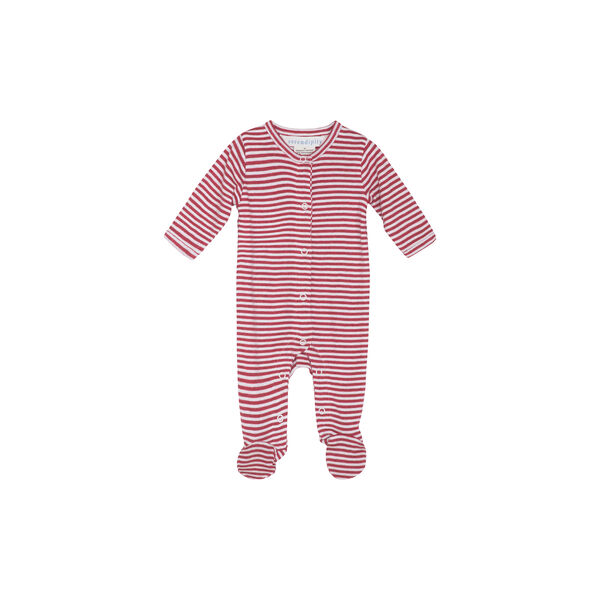 Newborn Stripe Suit | Ruby/Offwhite | Heldragt, Serendipity
