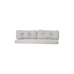 Ocean large 3-pers. sofa hyndes&aelig;t, white grey, Cane-line