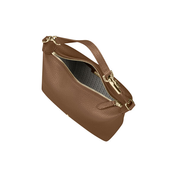 Ina Pouch + Carabiner | Saddle Brown | H&aring;ndtaske, Aigner