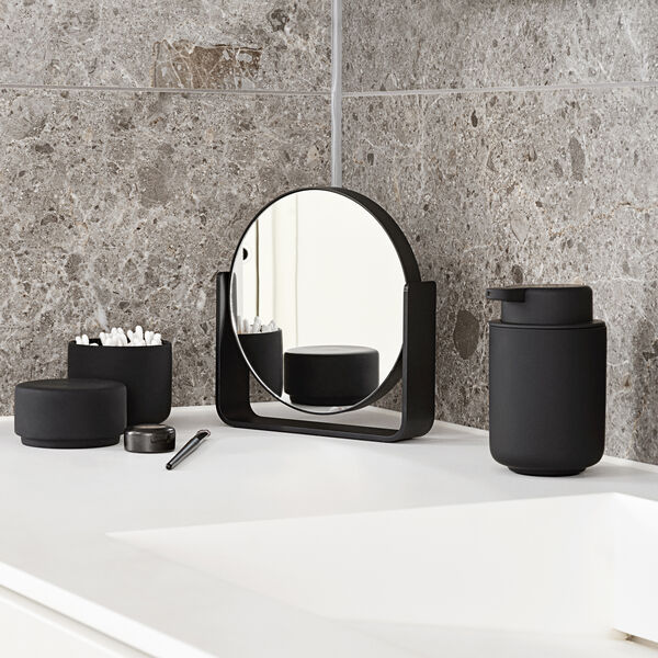 Bordspejl med 5 x forst&oslash;rrelse, black, Zone Denmark