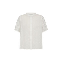 PD-Cala Pintuck Sleeve Shirt, white, Pieszak