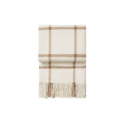 Tartan plaid, ivory, ELVANG