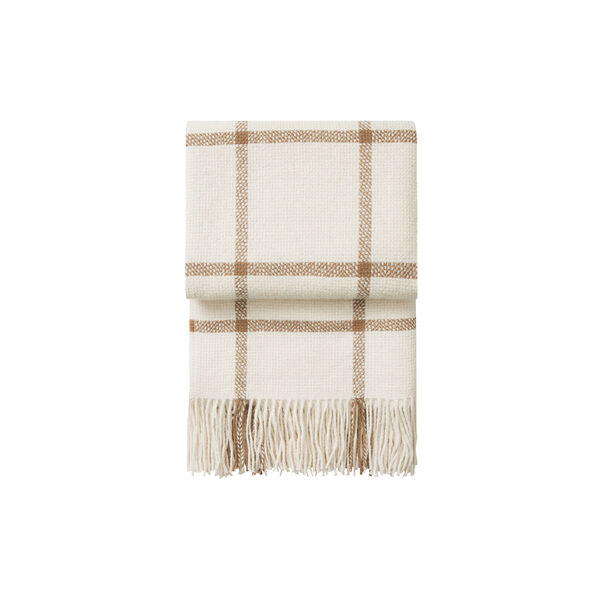 Tartan plaid, ivory, ELVANG