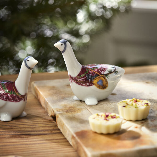 Hammersh&oslash;i Christmas G&aring;s porcel&aelig;nsfigur, K&auml;hler