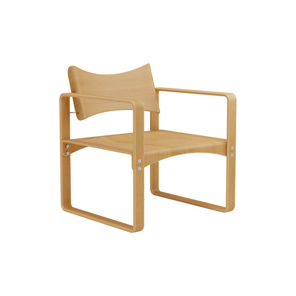 270 F loungestol, honey-stained, Verpan