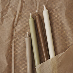 Pure Stearinlys S&aelig;t, botanic blend, Ferm Living