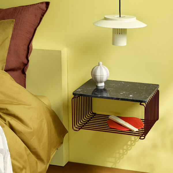 Panton Wire Single topplade, 995 black marble, Montana Furniture