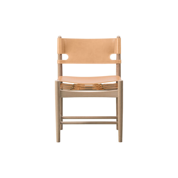 3237 Den Spanske spisebordsstol, natur/sæbebehandlet eg 3237 Den Spanske spisebordsstol, natur/sæbebehandlet eg, Fredericia Furniture