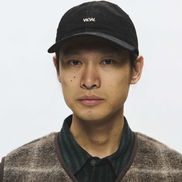 WWW.W. cap, black, Wood Wood