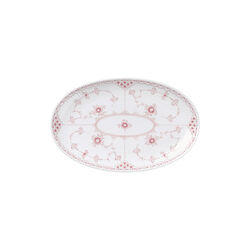 Koral Musselmalet Halvblonde asiet oval 23,5 cm, Royal Copenhagen