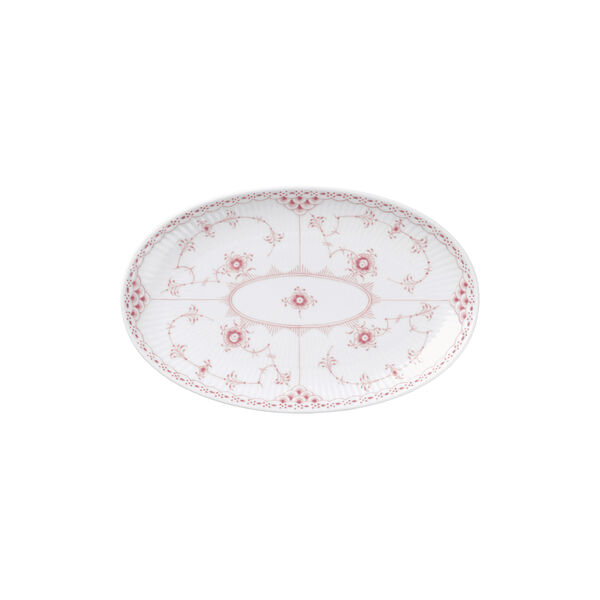 Koral Musselmalet Halvblonde asiet oval 23,5 cm, Royal Copenhagen