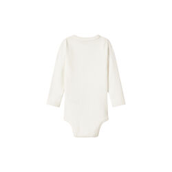 Plain Body LS bodystocking, gentle white, MarMar Copenhagen