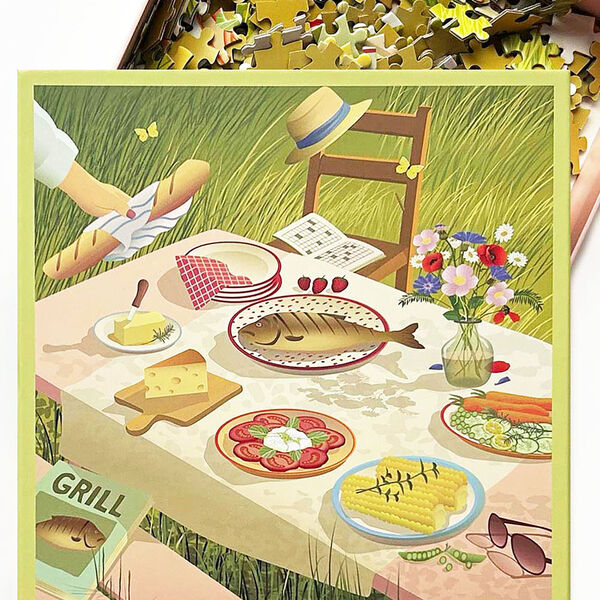Summer Table & Me puslespil 500 brikker, ViSSEVASSE