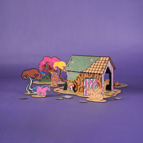 Unicorn trælegetøj | Magisk skov Unicorn trælegetøj | Magisk skov, Crateit