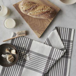 Viskestykke, large checks, By Mogensen