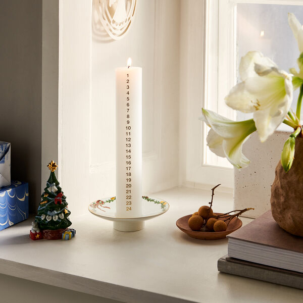 Stjerne Riflet Jul lysestage, Royal Copenhagen