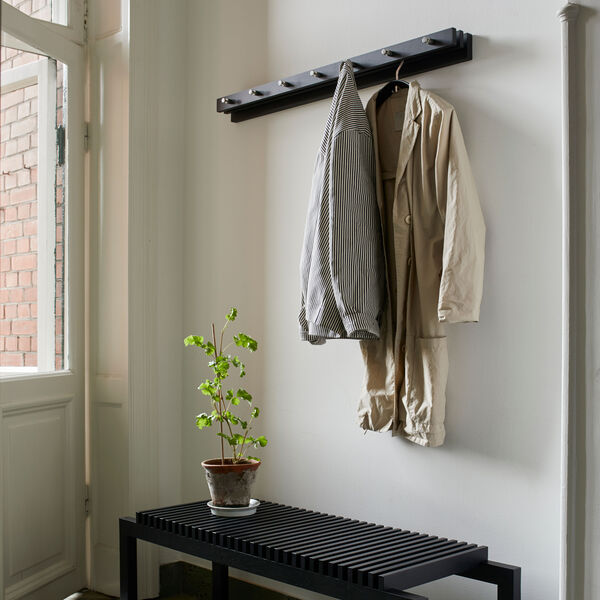 Cutter Coat Rack 100, sort/eg, Skagerak by Fritz Hansen