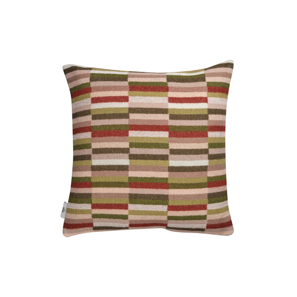 IDA Cushion, olive burgundy, Røros Tweed