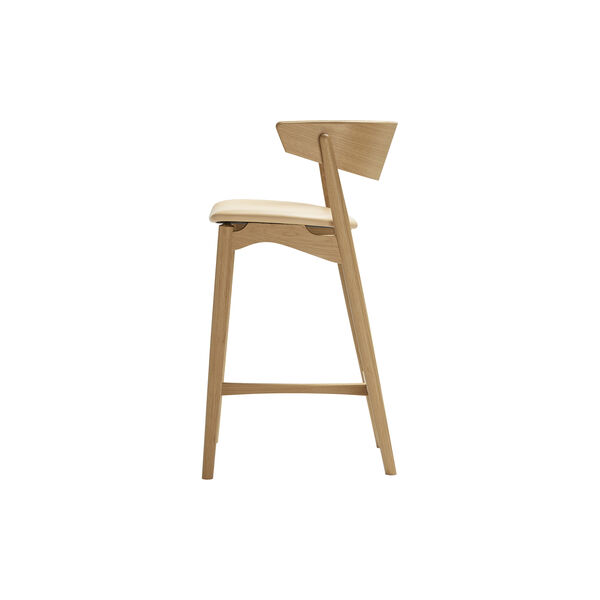 Sibast No 7 barstol, hvidpigmenteret eg/honey Sibast No 7 barstol, hvidpigmenteret eg/honey, Sibast Furniture