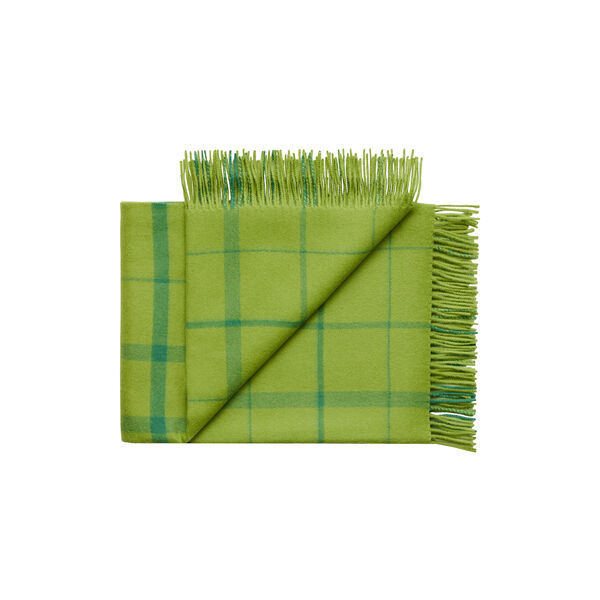 Warp and Weft plaid, 02104 sprout - lime/grass, Silkeborg Uldspinderi