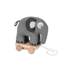 Fanto hæklet trækdyr, classic grey, Sebra