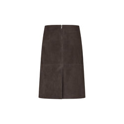 Zonie Suede Skirt, demitasse, Second Female
