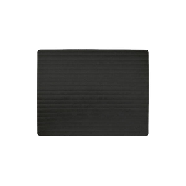 Corduroy d&aelig;kkeserviet Square L, black ink, LIND DNA