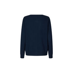 Kashmir strik cardigan, midnight navy, Rosemunde