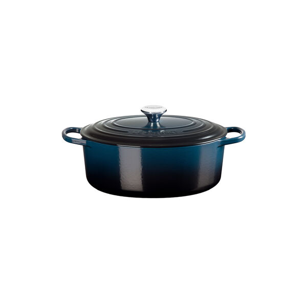 Signature oval gryde 6,3 L, nuit, Le Creuset