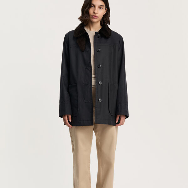 Jamie Jacket Ripstop Oilskin, antracite, Aiayu