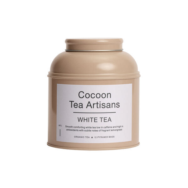 Tea Caddy, organic white tea Tea Caddy, organic white tea, Cocoon Tea Artisans
