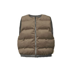 Gilet Revsersible Cocoon, grey thunder, Rethinkit