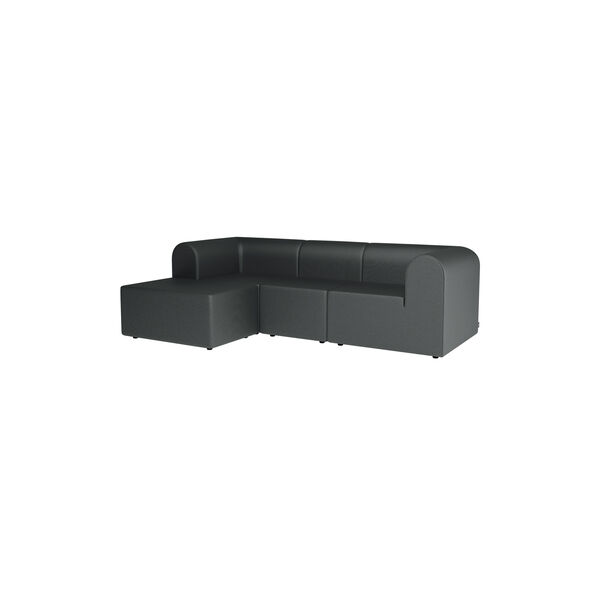 Paradigm 3-personers sofa med puf, Hallingdal 166, Montana Furniture