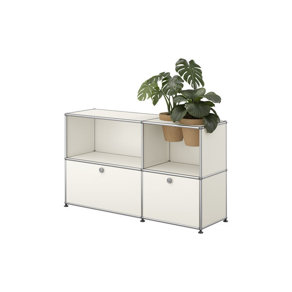 USM Haller | Model M57 | Pure White | Sk&aelig;nk, USM Haller