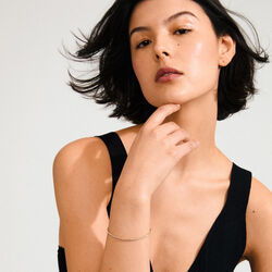 ARASH krystalarmbånd, guldbelagt, Pilgrim