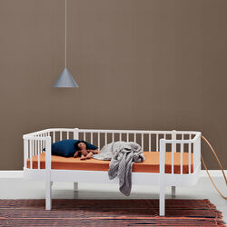 Wood Original junior sofaseng 90x160cm, hvid, Oliver Furniture