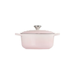Signature rund gryde &Oslash; 24 cm, shell pink, Le Creuset