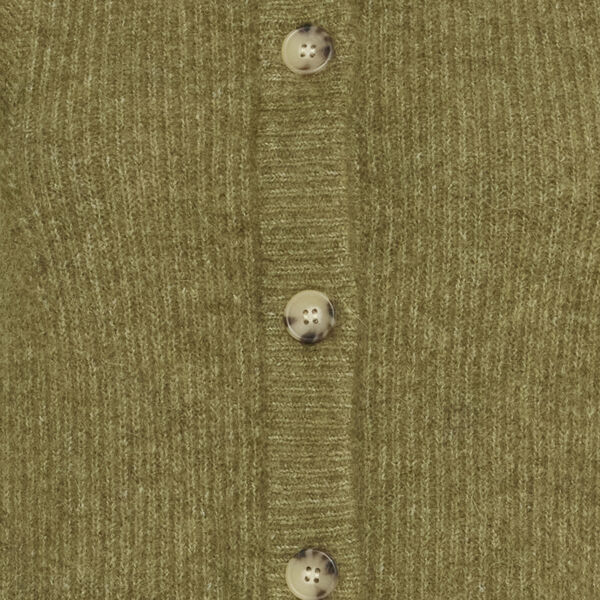 IRSILVI Waistcoat, green moss melange, Atelier Rêve