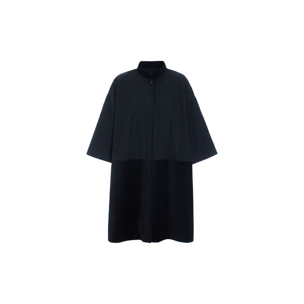 Fukkura poplin frakkekjole, black, BITTE KAI RAND