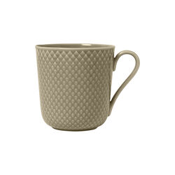 Rhombe Earth Krus med hank, clay Rhombe Earth Krus med hank, clay, Lyngby Porcelæn