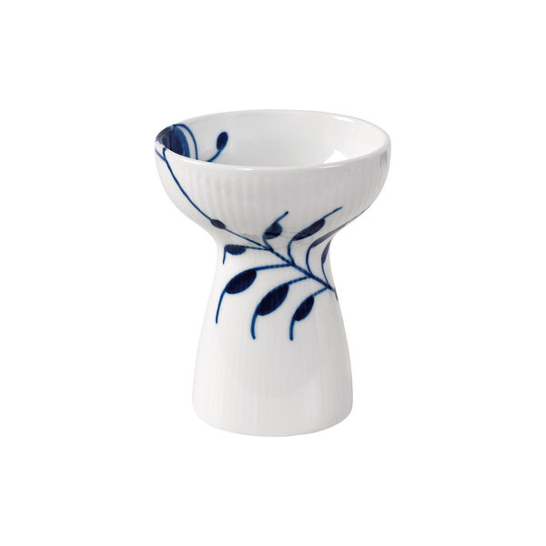 Bl&aring; Mega Riflet vase 11 cm, Royal Copenhagen