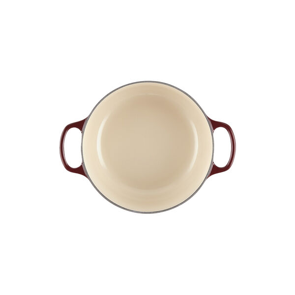 Signature rund st&oslash;bejernsgryde &Oslash; 20 cm, garnet, Le Creuset