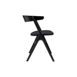 Sibast No 9 spisestol, black lacquered oak/black, Sibast Furniture