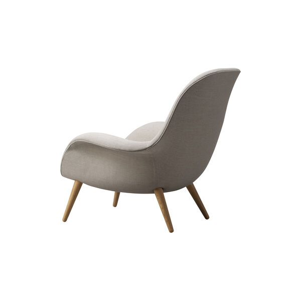 FF1770 Swoon Lounge Chair, Sunniva 717/lakeret eg FF1770 Swoon Lounge Chair, Sunniva 717/lakeret eg, Fredericia Furniture