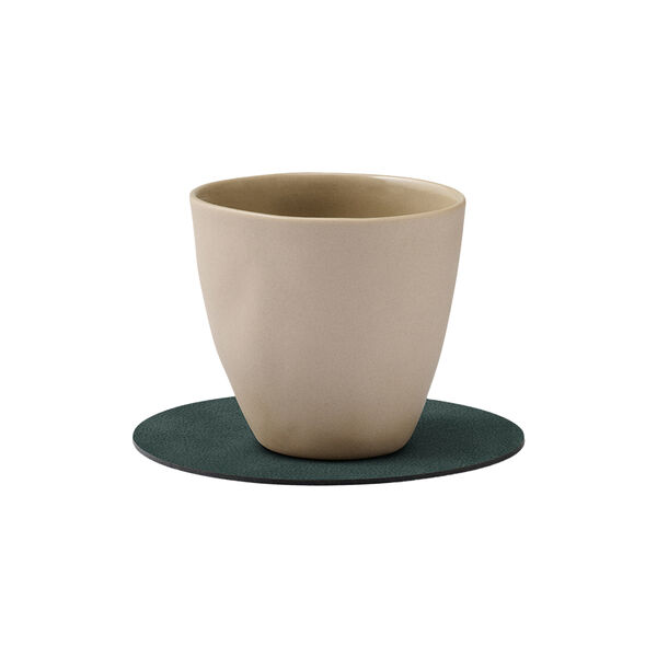 Nupo glasbrik Circle, dark green, LIND DNA