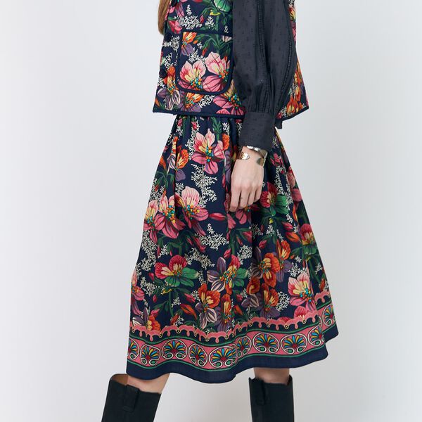 CairoLL Vest, flower print, Lollys Laundry