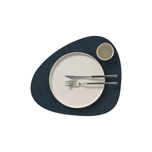 Nupo d&aelig;kkeserviet Curve L, midnight blue, LIND DNA